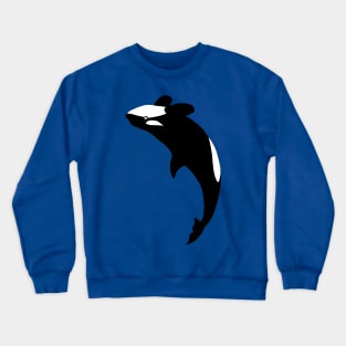 Killer whale diving Crewneck Sweatshirt